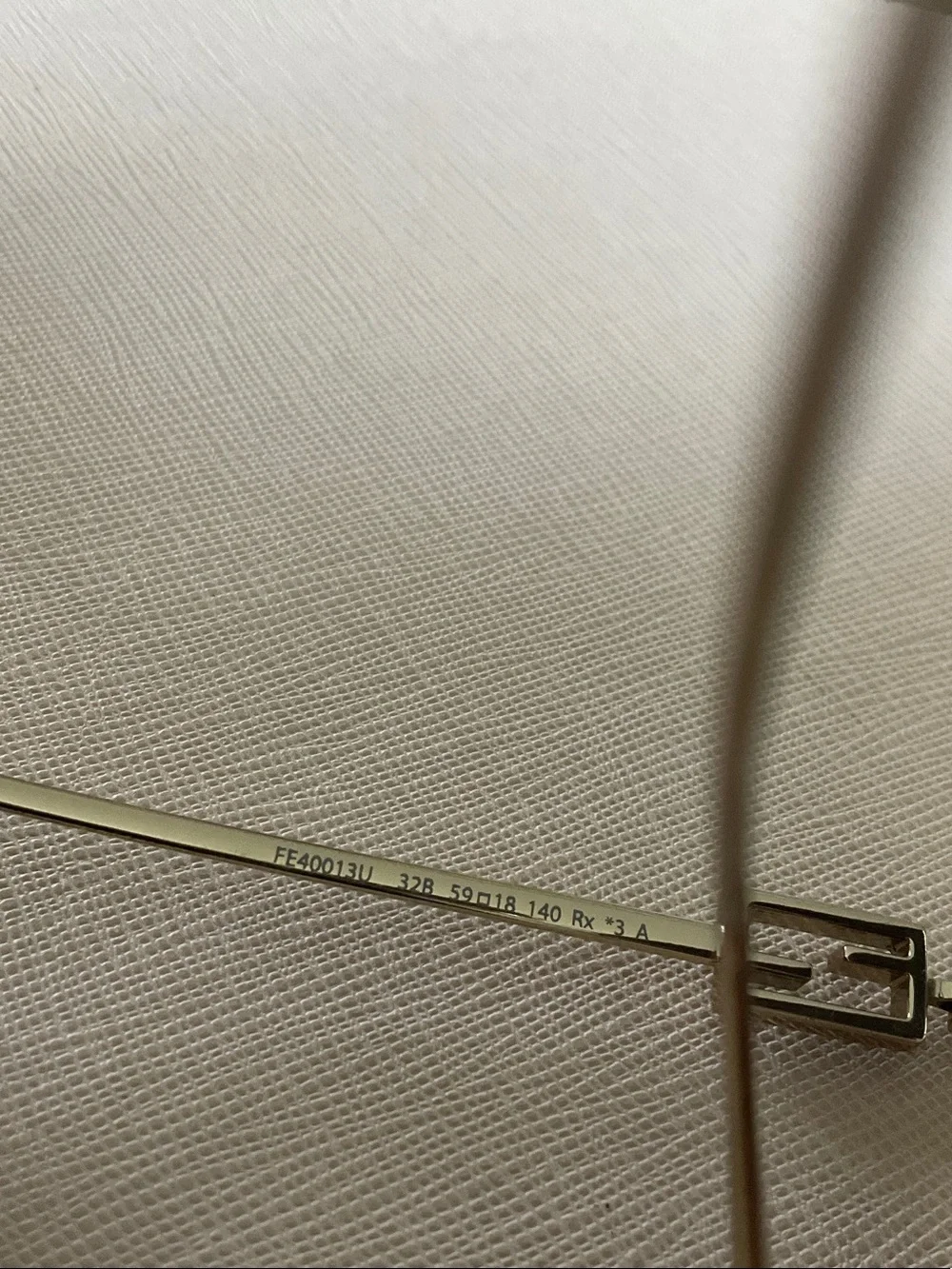 Fendi Gold Metal Frame Sunglasses with Brown Gradient Lenses